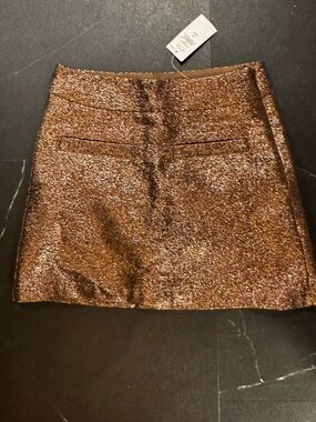 Metallic Glitter Skirt/BISHORT